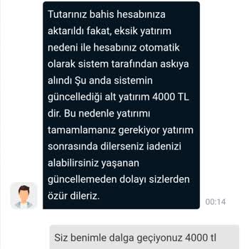 Bahsegel Hesaba Yardığım Parayla Oyunlara Geremedim