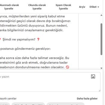 Etsy.com Müşteri Hesabı Onayı Beklerken Etsy Güvenilirlik Sorunu