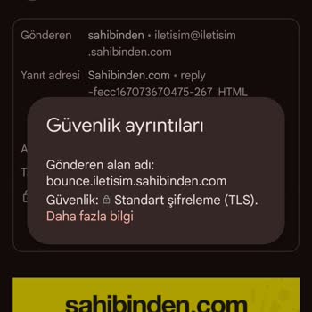 Sahibinden Şüpheli Anket Maili Hakkında