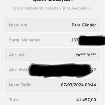 Nays Hesabımdan Para Transferi Sırasında Yaşanan Sorun