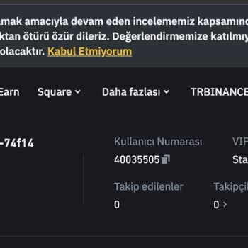 Binance Yıllardır Kullandığım Hesabım Askıya Alındı! İçeride 3k$ Coin Var.