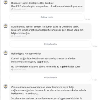 Binance Yıllardır Kullandığım Hesabım Askıya Alındı! İçeride 3k$ Coin Var.