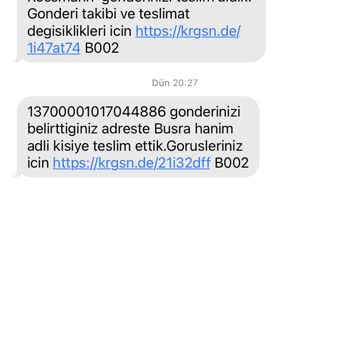 Kargomsende Kapıma Bile Gelmeden Tarafıma Teslim Edildi Görünüyor