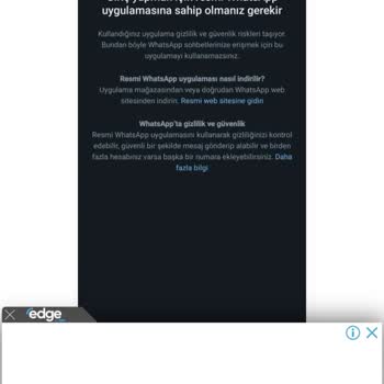 Xiaomi WhatsApp Girişi Sorunlu