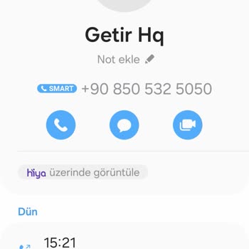 Getir Siparişim Kuryeyle Şikayetim