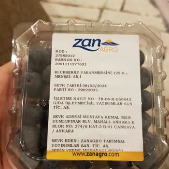 Migros Bozuk Yaban Mersinleri.