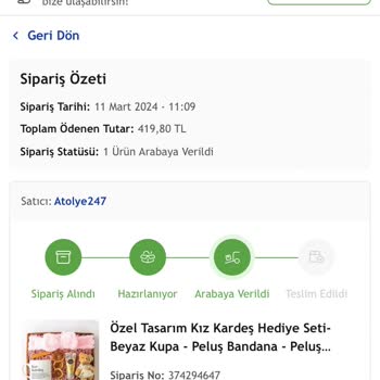 Çiçek Sepeti, Kurye Bedeli Almasına Rağmen Teslim Etmedi (Kurye İade)