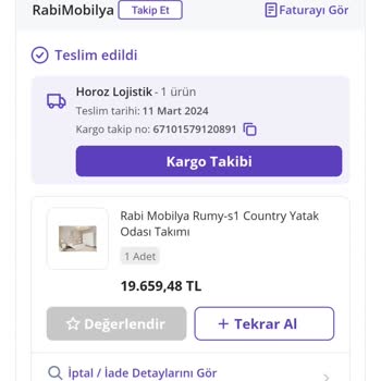 N11 İnternetten Aldığım Yatak Odası Takımının Ölçüleri Beklentimi Karşılamadı