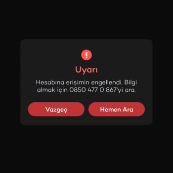 Tosla Hesap Erişim Engeli