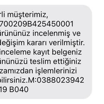 In Street Nike Değişim Ve İade Kararı Alınan Ürün Teslim Edilmedi