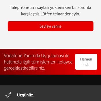 Vodafone Çekiliş Sonuçları Sorunu Problemi