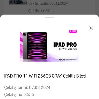 Vodafone Çekiliş Sonuçları Sorunu Problemi