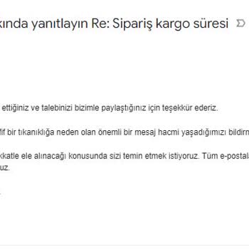 Hediye Çarşısı (magazahediyecarsisi.com) Gizemli Kutu Hayal Kırıklığı: Ürünüm Kargolanmadı!