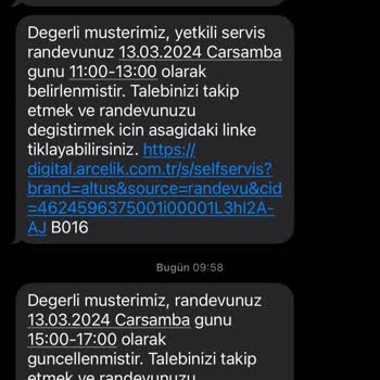 Altus Keyfi Randevu Saati Değişikliği