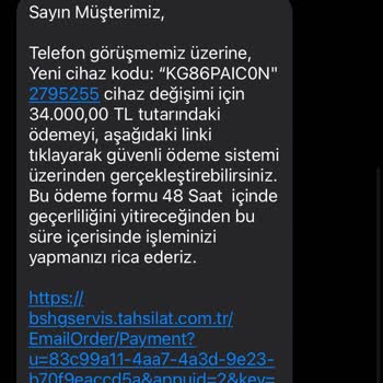 Siemens Ev Aletleri Buzdolabı Değişiminde Yaşanan Mağduriyet