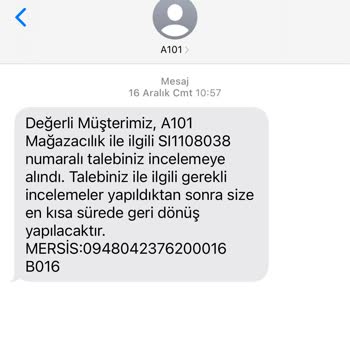 A101 Afişten Satış Yöntemi Hk.