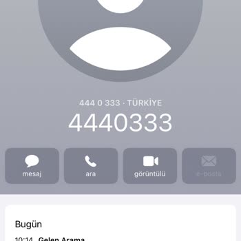 4440333 Numaradan Arayıp Konuşmadan Telefonu Kapatıyorlar