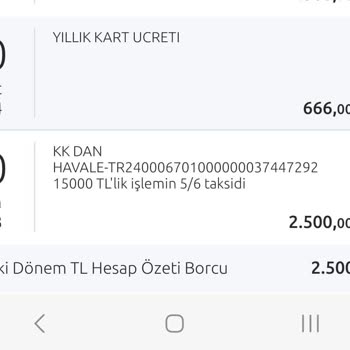 Yapı Kredi Yıllık Kart Ücreti