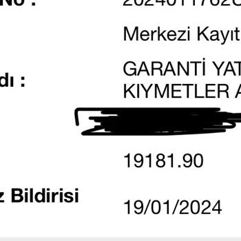 Garanti BBVA Tebliğ Bildirimi Yapılmadı