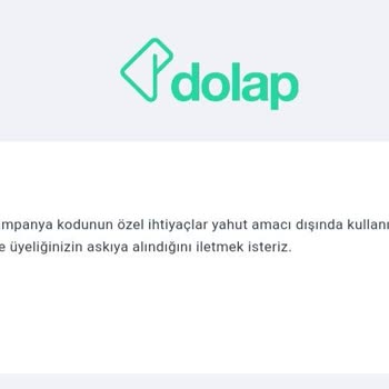 Dolap Sebepsiz Üyelik Kapatma