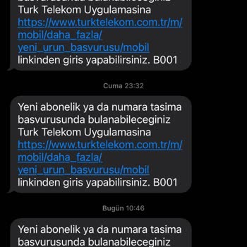 Türk Telekom Mobile Bezdirme Politikası.