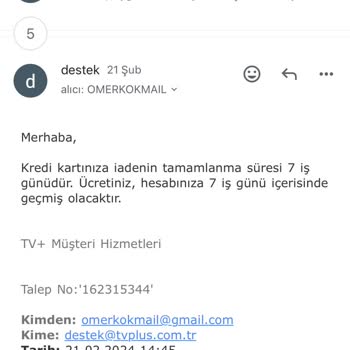 TV Plus Ücret İadesi