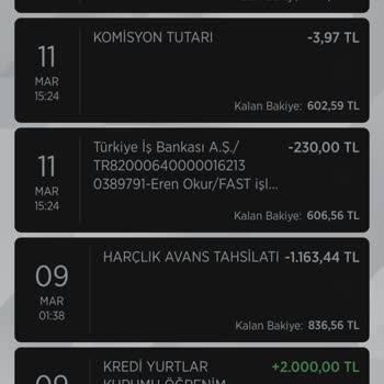 Ziraat Bankası Harçlık Avans Tahsilatı