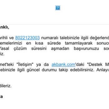Akbank Faizsiz Kredi 2 Aydır Vermiyor Kazanılmış Hakkı Mağdur Ediyor