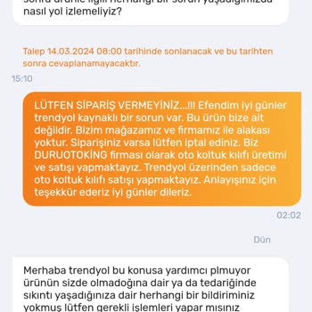 Trendyol Kadar İlgisiz, Sorumsuz, Bir Firma Görmedim.!