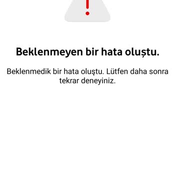 Vodafone Ek Paket Satın Alamıyorum