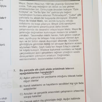 Üç Dört Beş Soru Kökünde Veya Paragrafta Hata