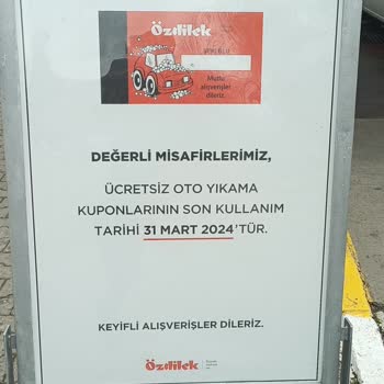 Özdilek AVM Özdilek'te Parası Karşılığı Alınan Yıkama Fişlerinin İptal Edilmesi