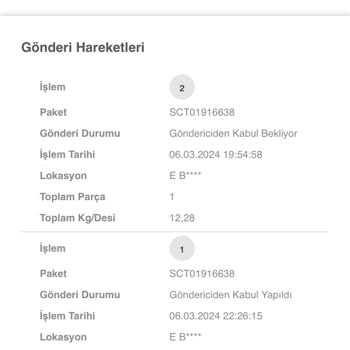 Scotty Ebebek Alışverişimde Kargo Gecikmesi Yaşanıyor