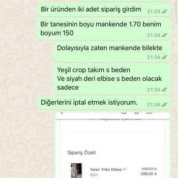 Bell Butik Saygısız Üslup Geri Dönüş Alamıyorum