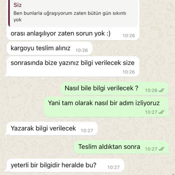 Bell Butik Saygısız Üslup Geri Dönüş Alamıyorum