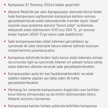 Akbank "Konut Aidat Kampanyası" Ve Müşteri Temsilcisi Sorunu