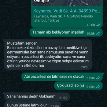 Ossay Yatak Baza Ossay Yatak Siparişleri Belirttiği Tarihte Getirmiyor Ve Oyalıyor.