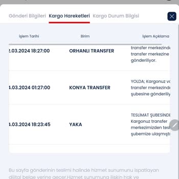 Aras Kargo 8 Gündür Paketi Teslim Etmiyor Şubesinde Bekletiyor.