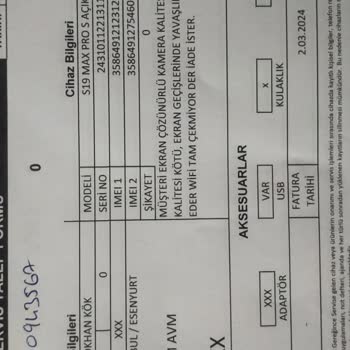 Reeder İade Almıyor Ve Paramı Vermiyor