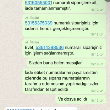 Zara İade Kargolarımı Kaybetti Ve Ücret İademi Yapmıyor.