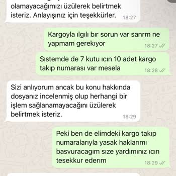 Zara İade Kargolarımı Kaybetti Ve Ücret İademi Yapmıyor.