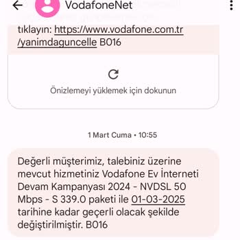 Vodafone Net İnternetim 12 Gündür Yok