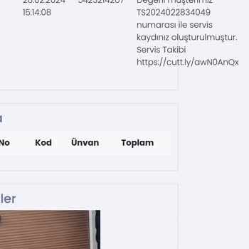 Kilim Mobilya Hatalı Ürün Getirdi