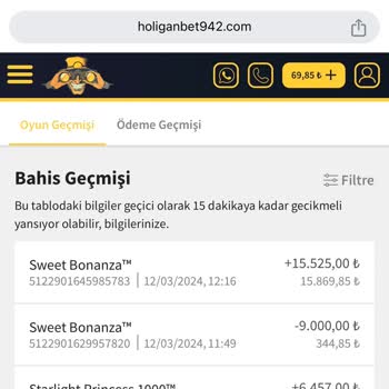 Holiganbet Paramızı Geri Yatırmıyorlar, Kendileri Oynuyor Çekim Yapıyor