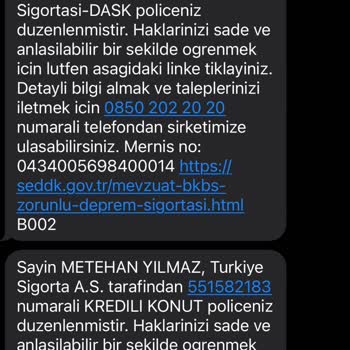 Türkiye Sigorta Rızam Dışında İzinsiz Sigorta Yapılması