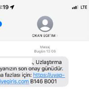 Devlet Kurumları ve STK'lar Adıyla Dolandırıcılık Eğitim Vaadiyle Gelen Şüpheli Mesaj