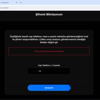 TOD Tv Tod'a Giriş Yapamıyorum