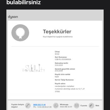 Dyson V15 Detect Süpürgemin Turbo Başlığı Kırıldı
