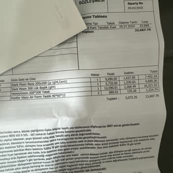 Konfor Mobilya Defolu Ürünü Değişim Yapmıyor