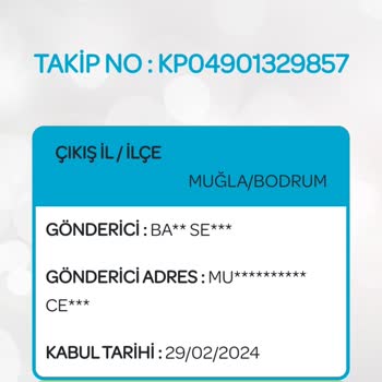 PTT Kargo Ürünü Getirip Beni Bulamadıklarını İfade Ediyor.